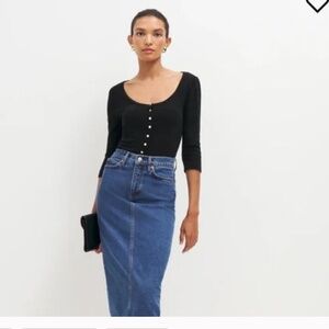 Reformation Matthew Cashmere Fitted Sweater